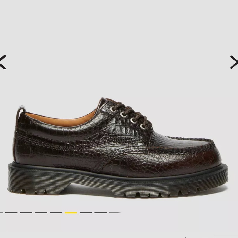 Dr. Martens Worn once! Lowell Crocodile shoes